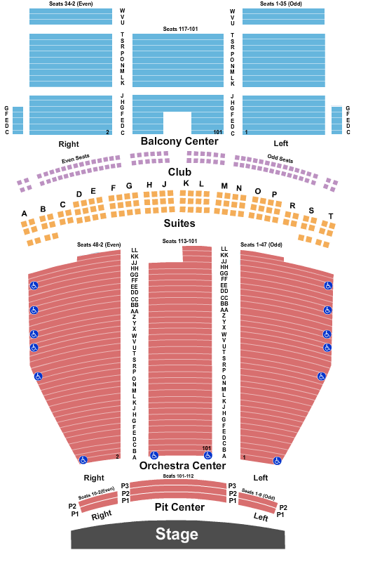 Saenger Theatre Chicago Seating Chart